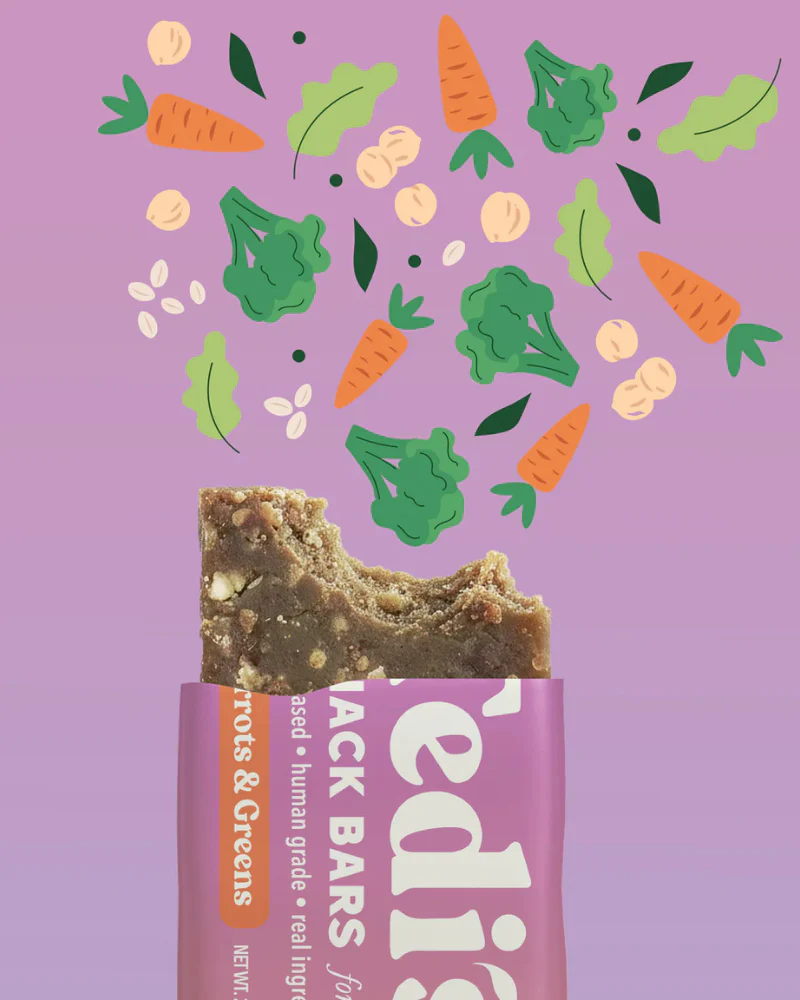 Carrots & Greens Snack Bar Dog Treat - Image 4