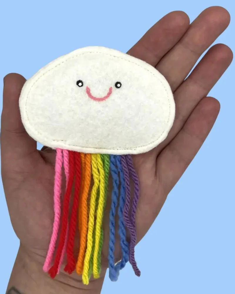 Catnip Rainbow Cloud Toy - Image 2