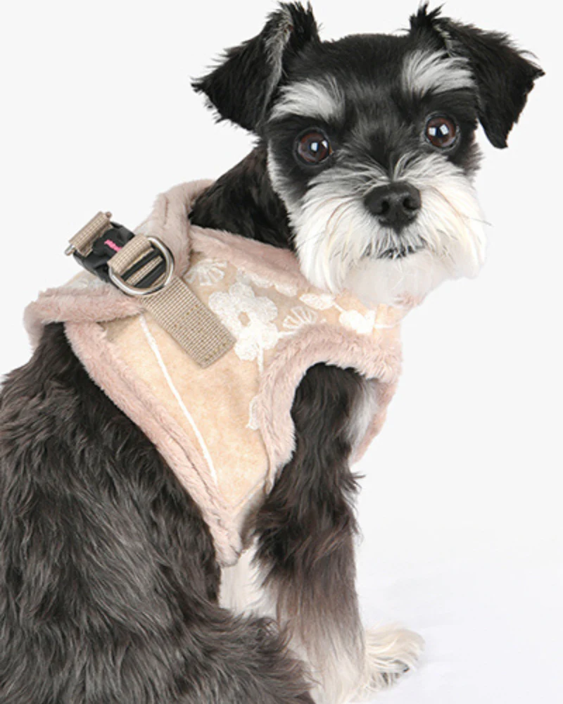 Celandine Lined Vest Harness in Beige (FINAL SALE)
