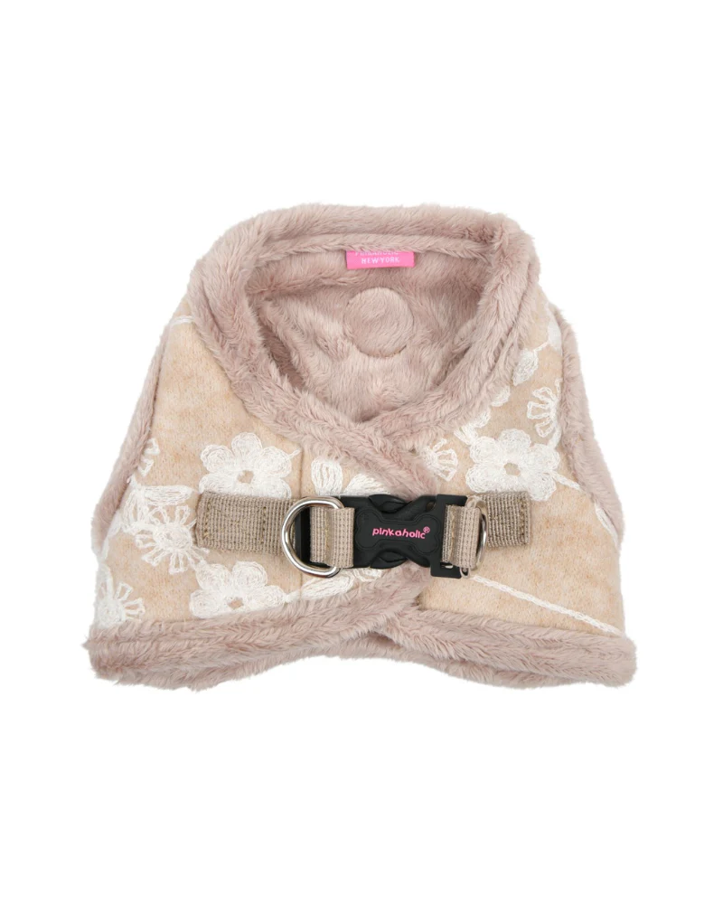 Celandine Lined Vest Harness in Beige (FINAL SALE) - Image 3