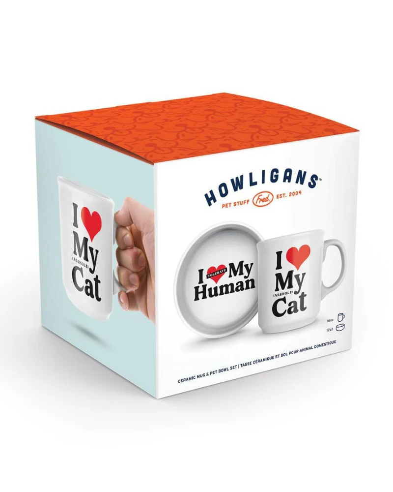 Ceramic Mug & Cat Bowl Set - Image 3