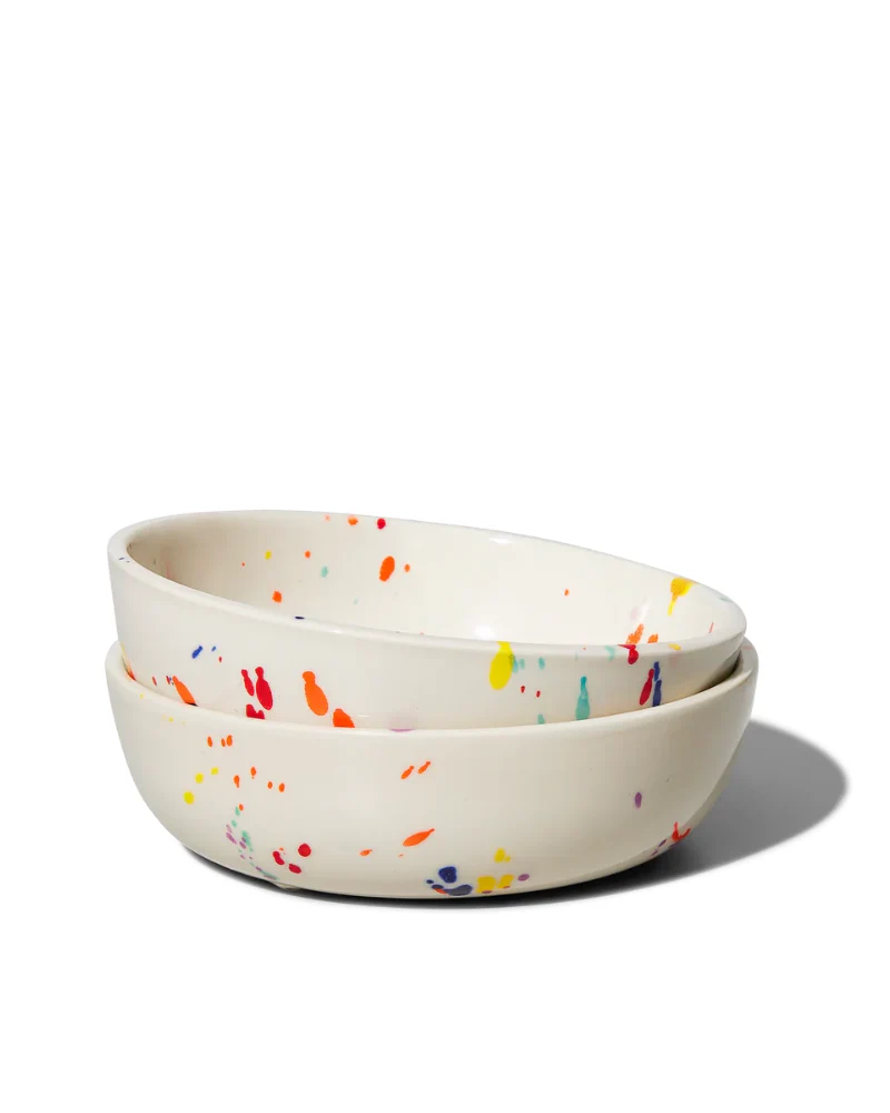 Ceramic Pet Bowl in Confetti (Made in the USA) - Image 7