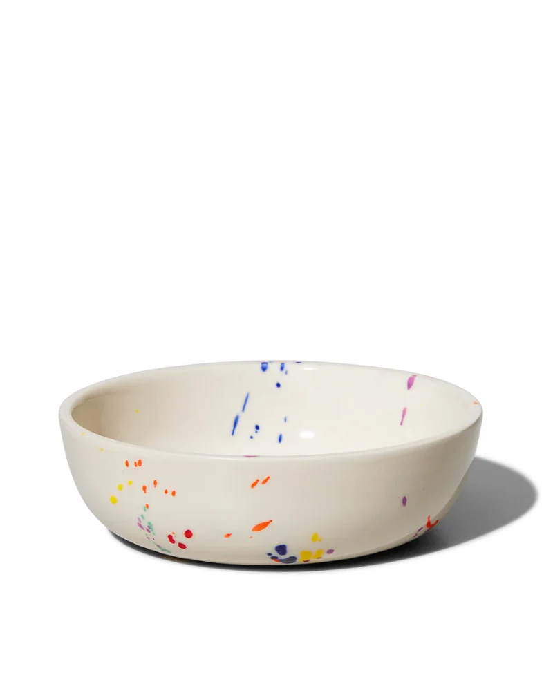 Ceramic Pet Bowl in Confetti (Made in the USA) - Image 8