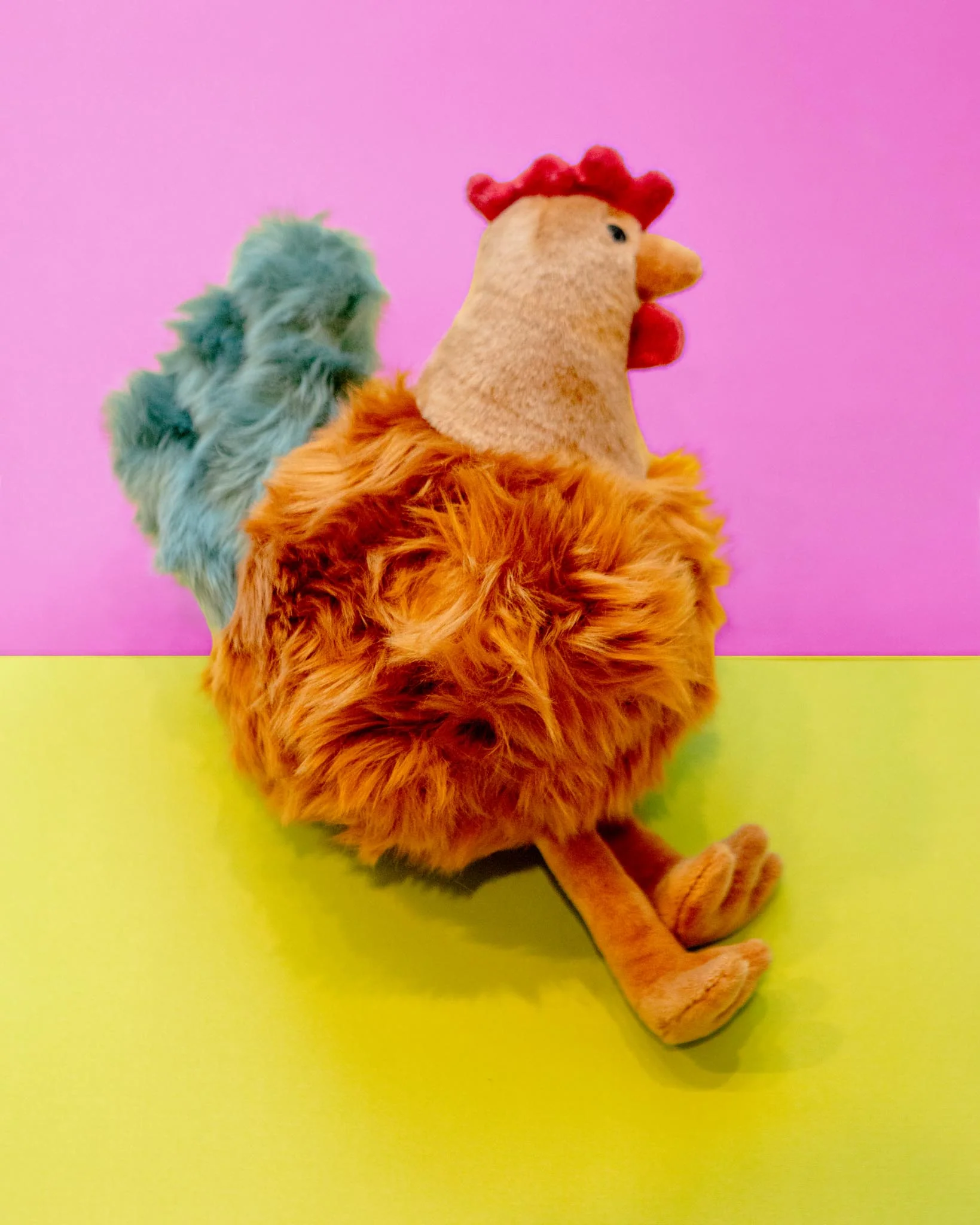 Chandler Chicken Squeaky Plush Dog Toy