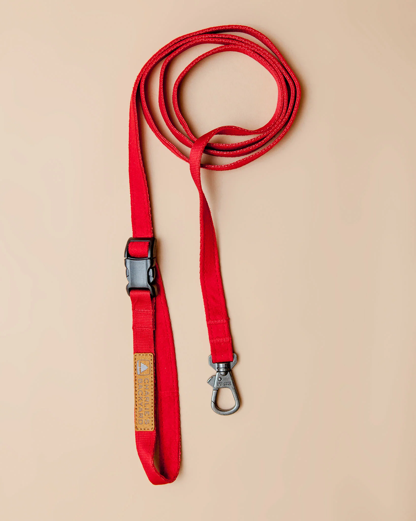 Adjustable Easy Dog Leash in Red - Image 2