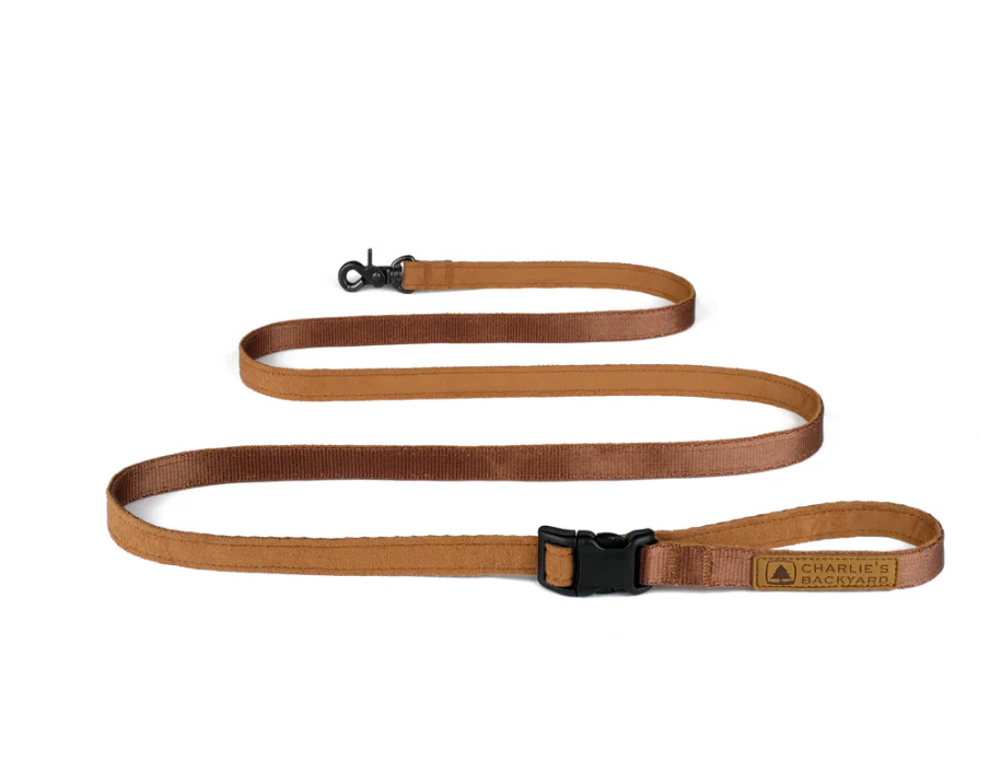 Adjustable Easy Dog Leash in Tan - Image 3