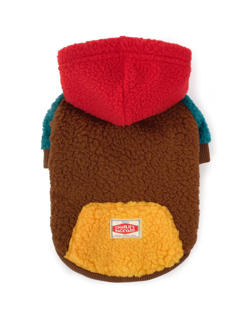 Cooper Plush Fleece Dog Hoodie - Image 2