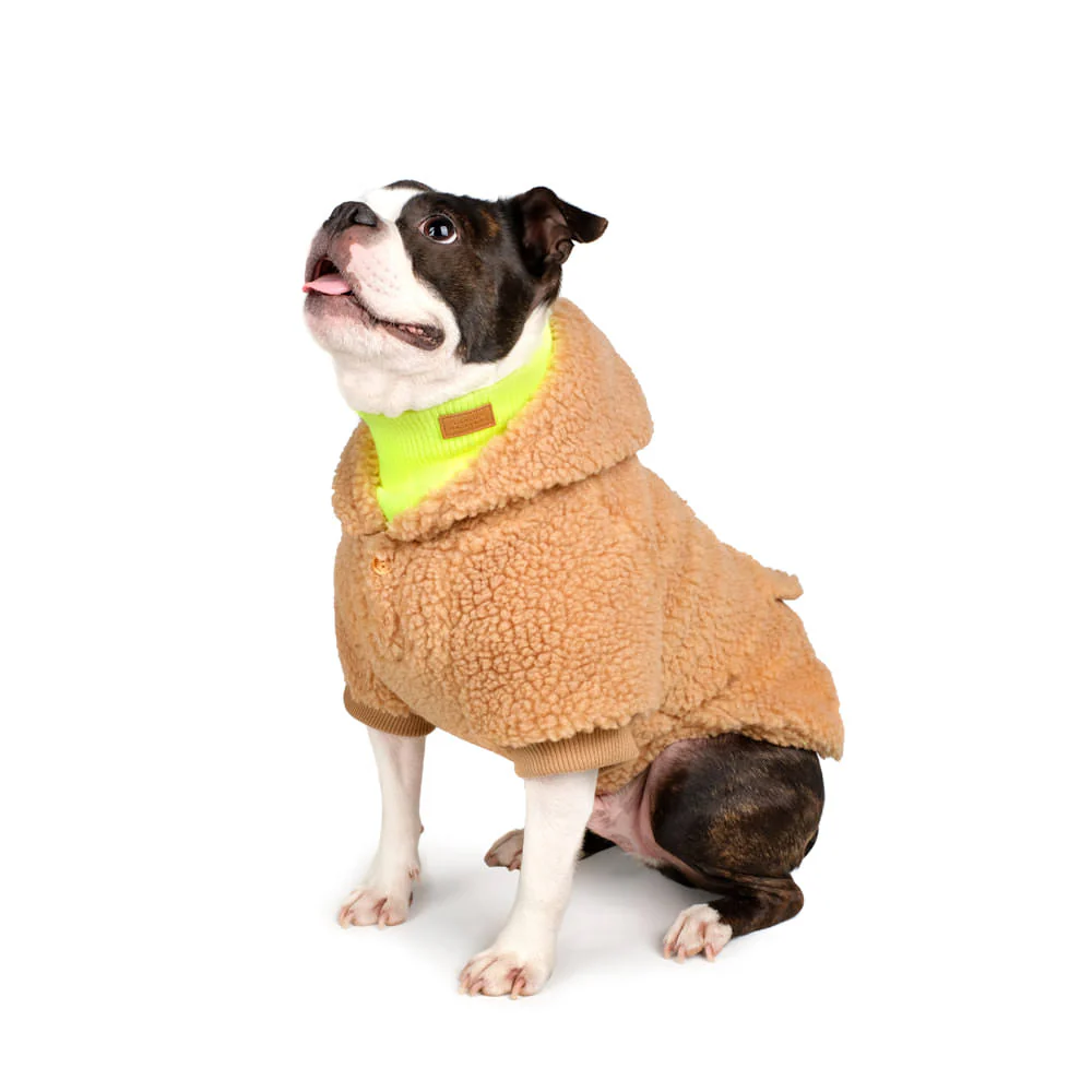 CHARLIE'S BACKYARD | Dickie Hoodie in Tan - Image 3