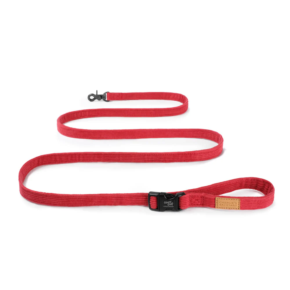 CHARLIE'S BACKYARD | Field Leash in Red - Image 2