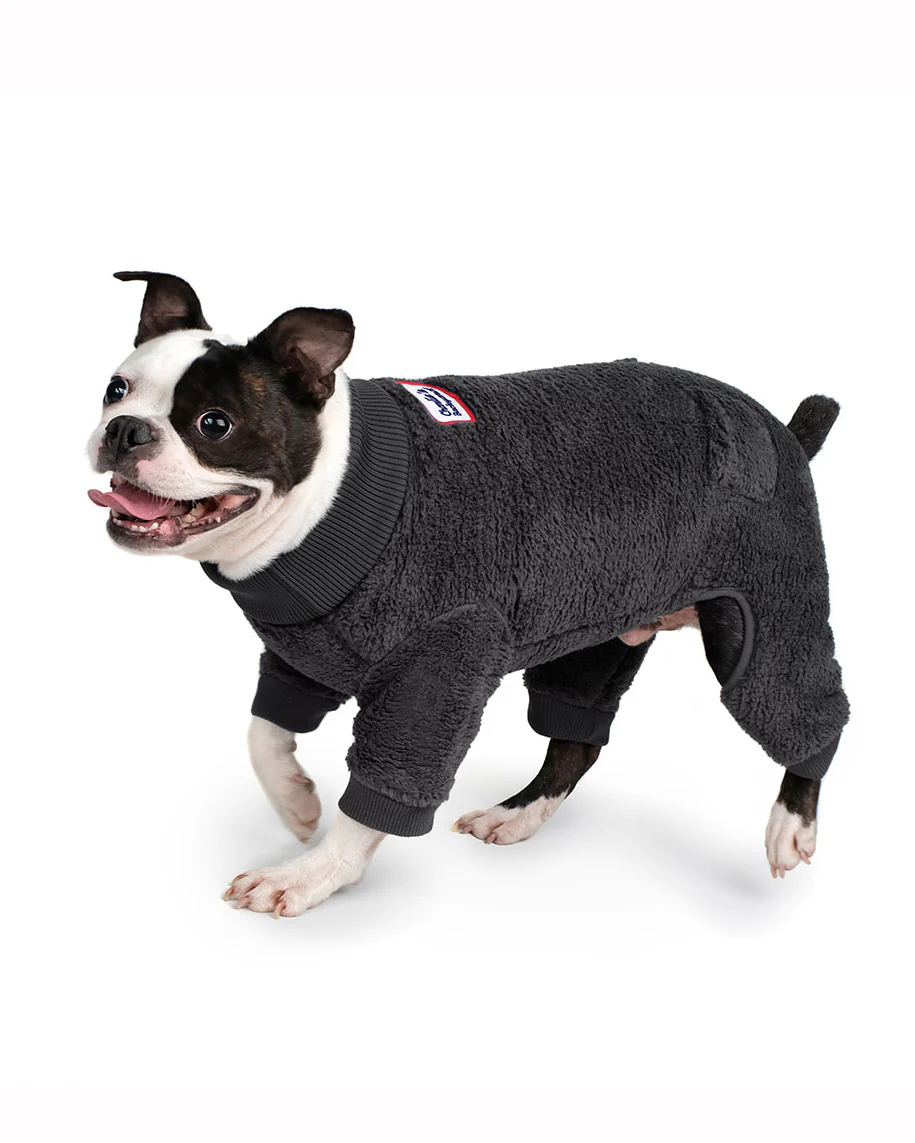 Monster Warmer Dog Onesie in Grey<br>((CLEARANCE)) - Image 2