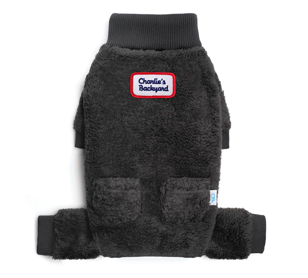 Monster Warmer Dog Onesie in Grey<br>((CLEARANCE)) - Image 4