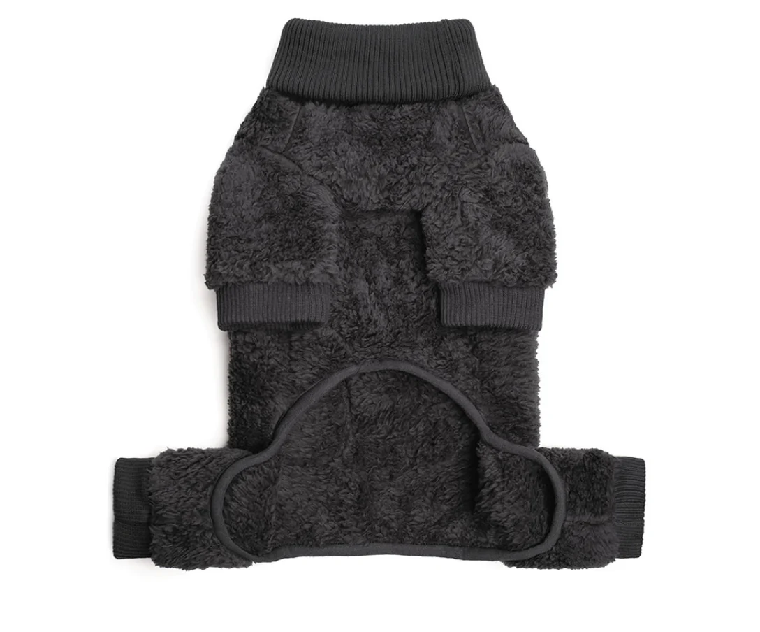 Monster Warmer Dog Onesie in Grey<br>((CLEARANCE)) - Image 5