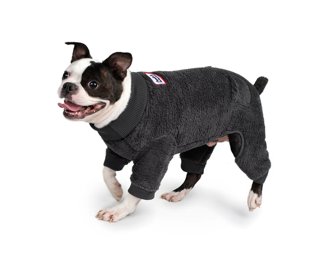 Monster Warmer Dog Onesie in Grey<br>((CLEARANCE)) - Image 6