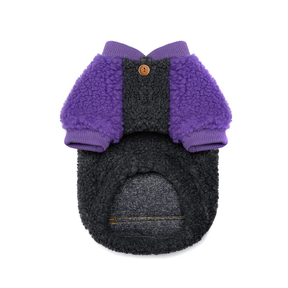 Tripper Nubbly Fleece Dog Pullover in Grey << FINAL SALE >> - Image 3