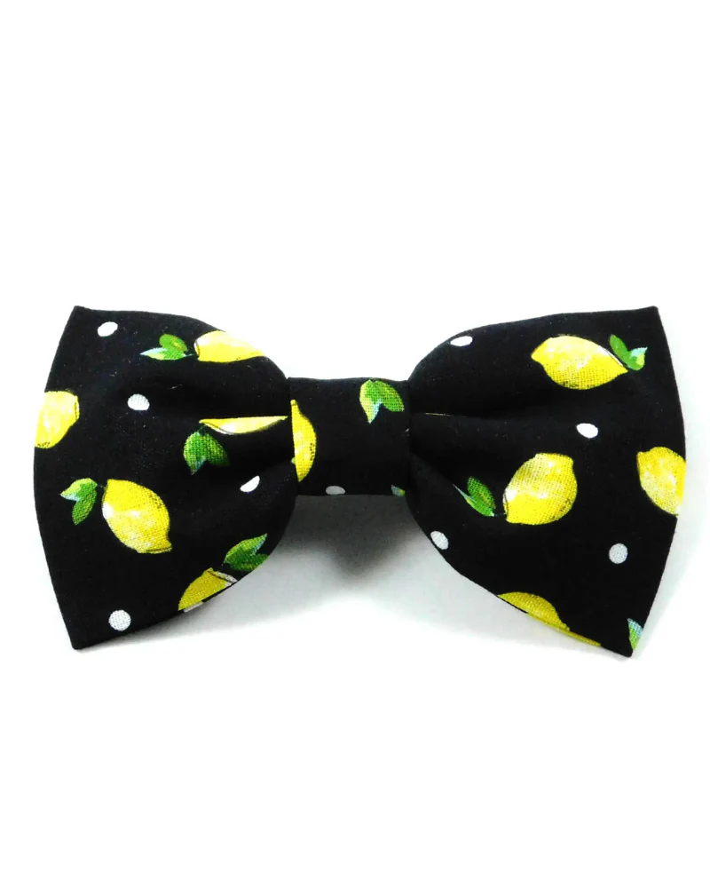 Dog Bow Tie w/ Lemons (Made in the USA) (FINAL SALE) - Image 4