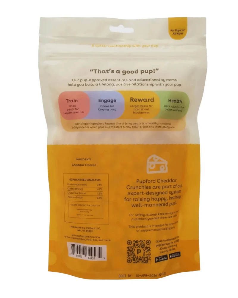 Cheddar Cheese Crunchies Dog Treats - Image 5