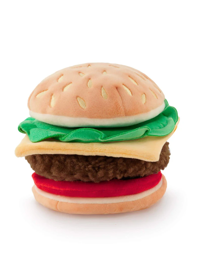 Cheeseburger Interactive Snuffle Dog Toy - Image 4