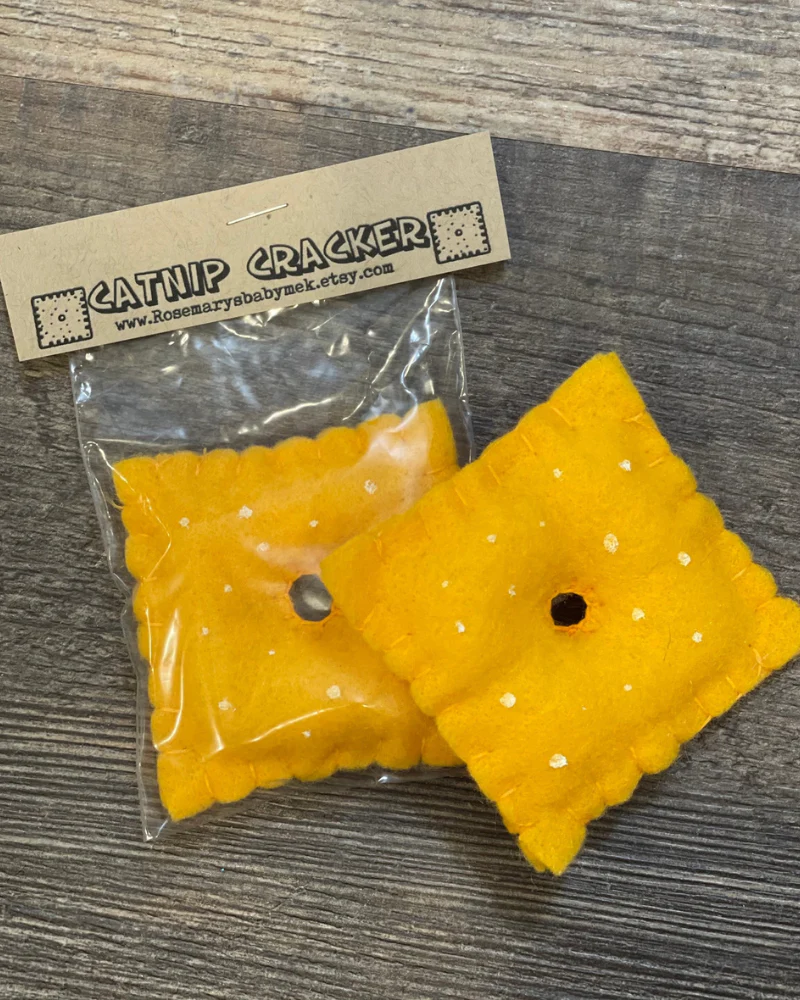Cheeze Cracker Catnip Toy (Made in the USA) - Image 2