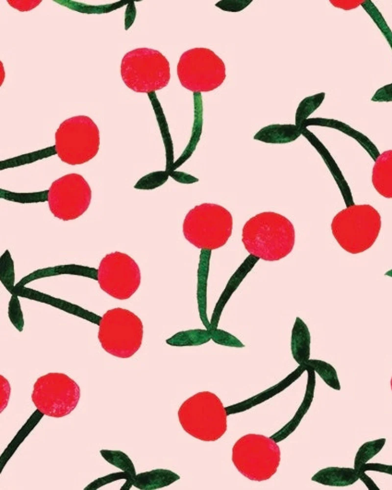 Cherry Jubilee Cotton Dog Bandana (FINAL SALE) - Image 2