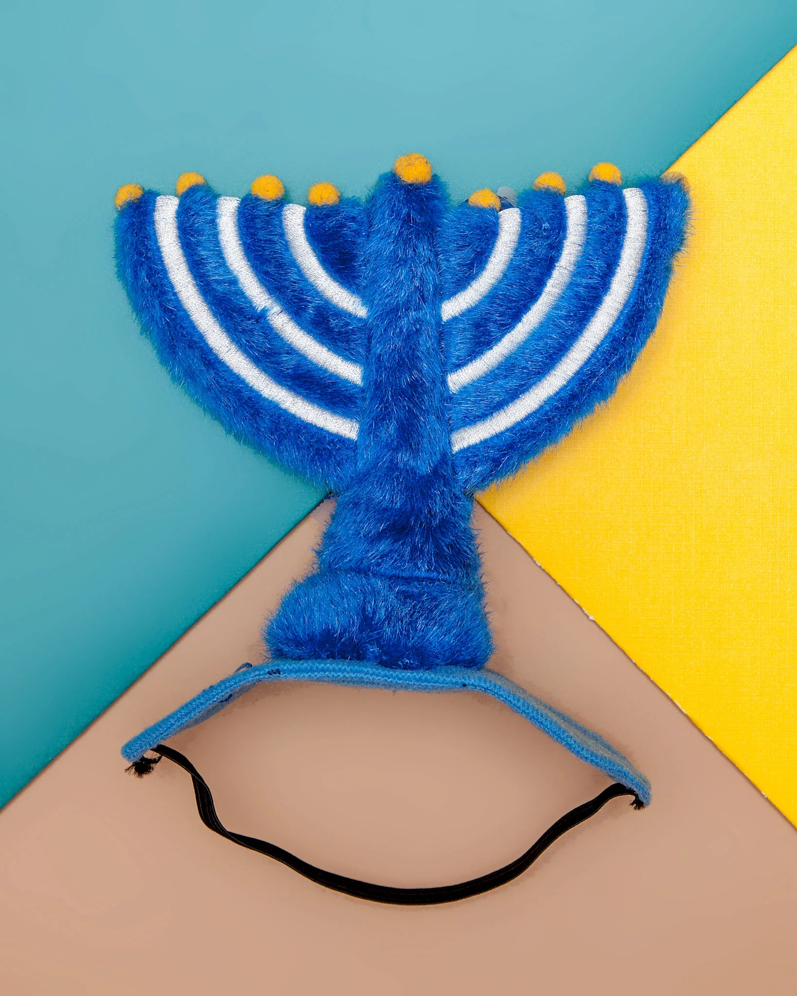 Menorah Plush Dog Hat
