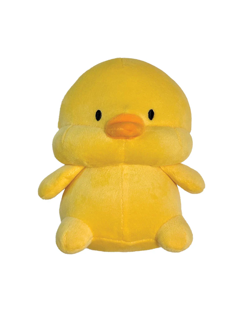 Chick Marshmallow Squisher Squeaky Plush Dog Toy - Image 3