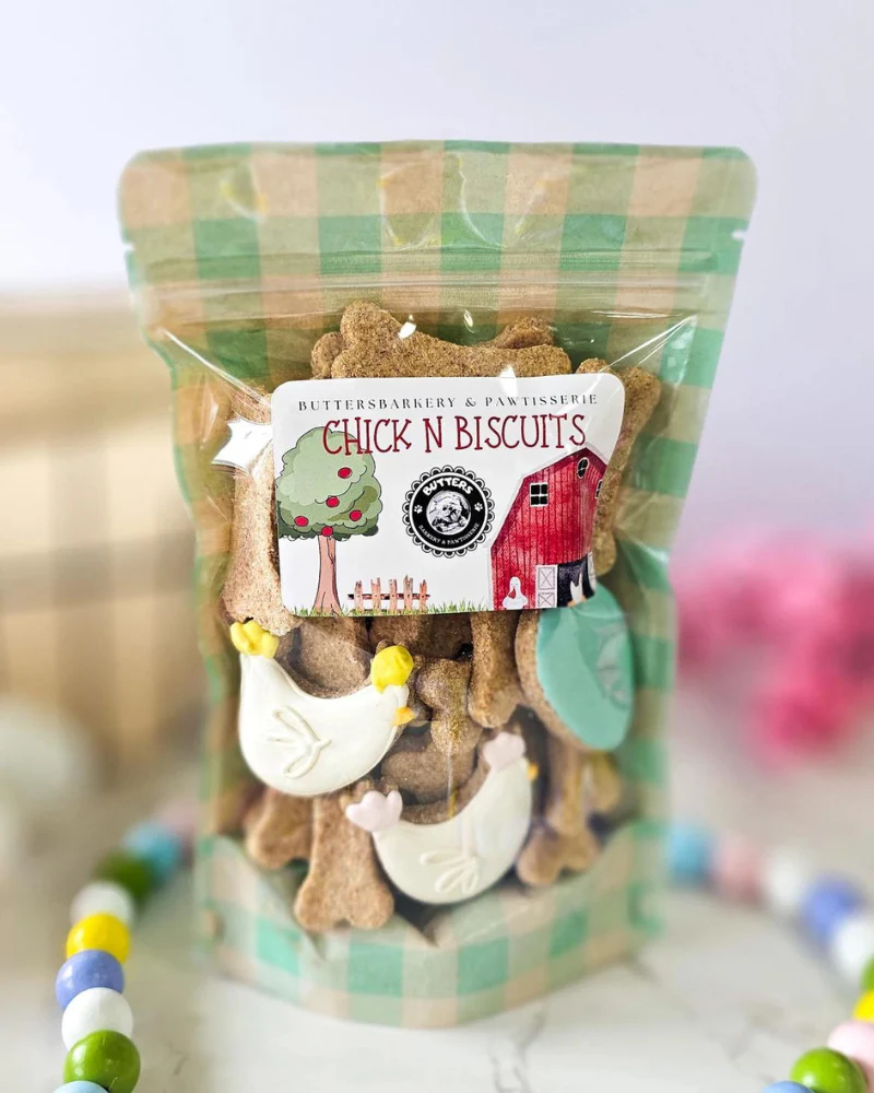 Chick N Biscuits Peanut Butter Dog Treats - Image 2