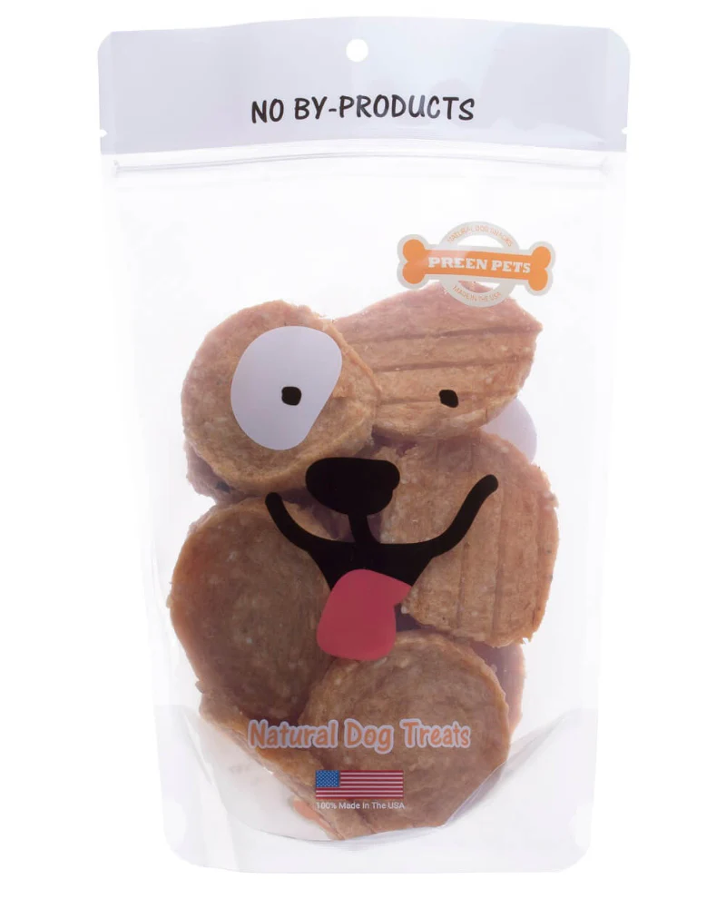 Chicken Burger Dog Treats (Made in the USA) - Image 2