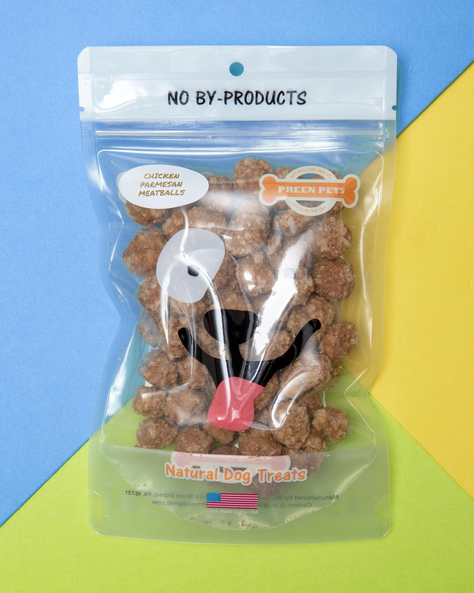 Chicken Parmesan Meatballs Dog Treats (Made in the USA)