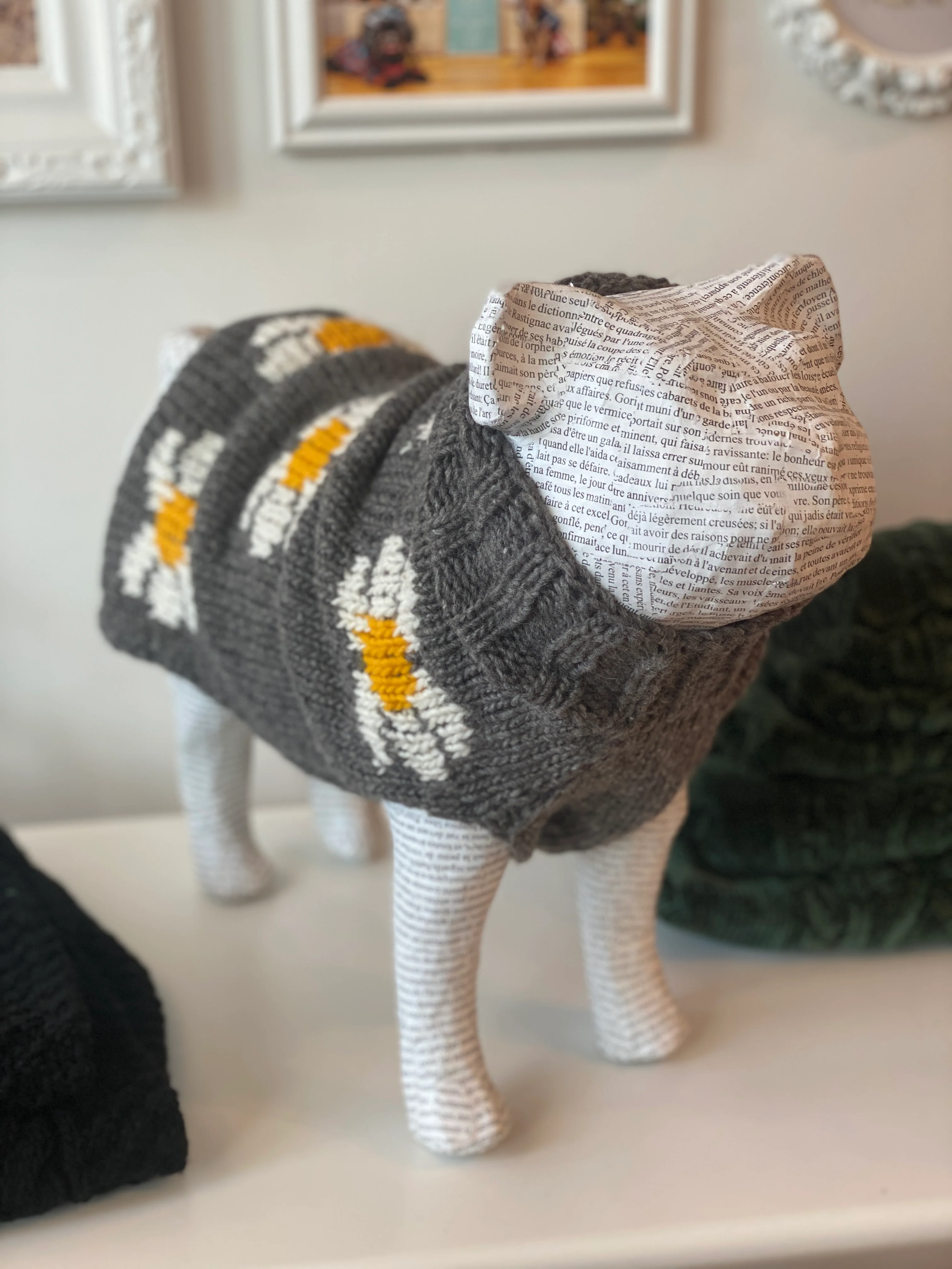 Daisy Wool Knit Dog Sweater << FINAL SALE >> - Image 6