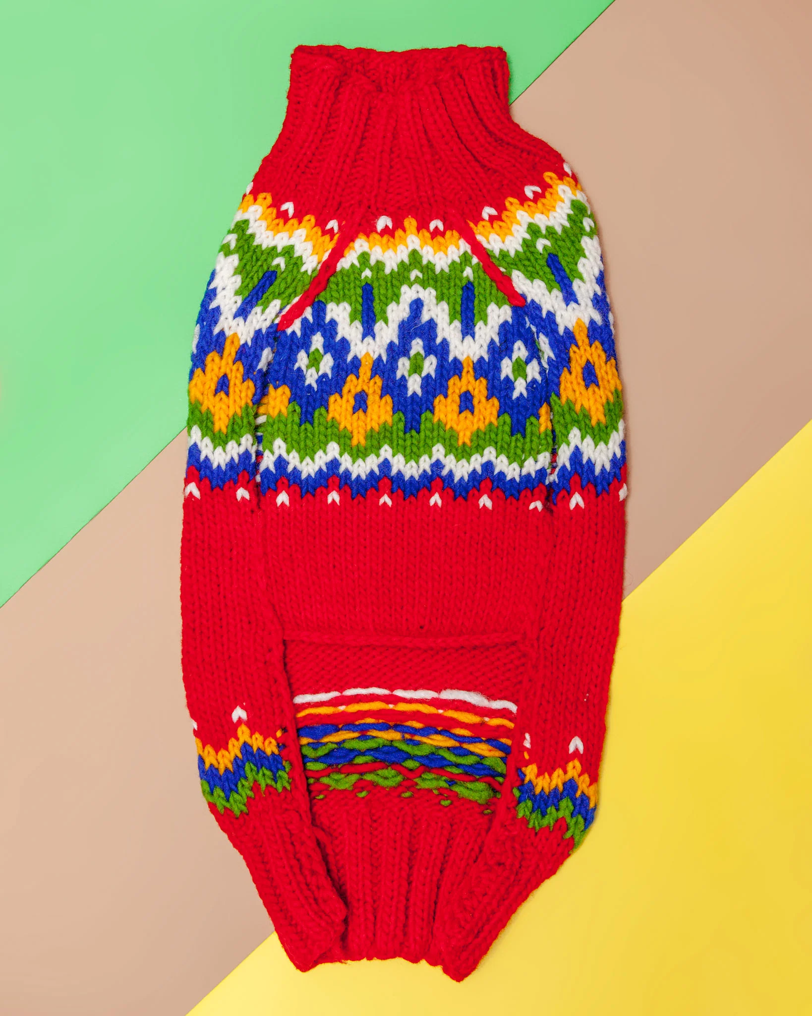Festive Fairisle Dog Sweater << CLEARANCE >> - Image 6