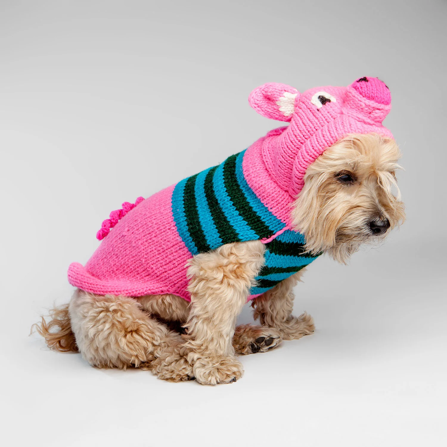 CHILLY DOG | Pink Piggy Hoodie Sweater (BIG DOG SALE) - Image 2