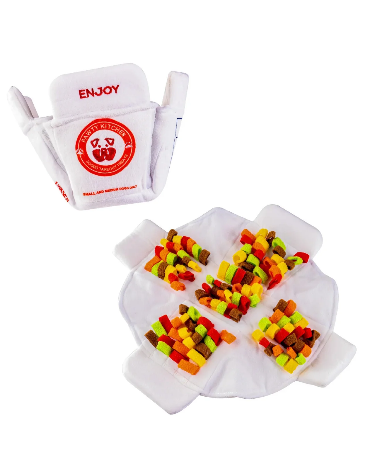 Chinese Takeout Box Interactive Snuffle Dog Toy - Image 5