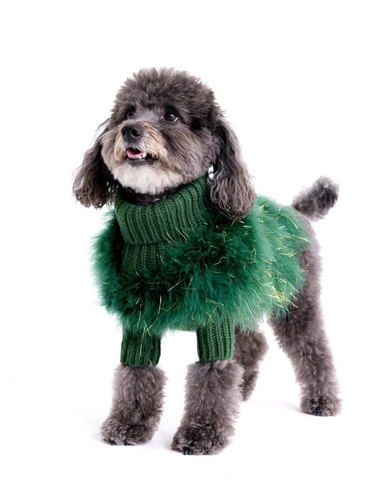 Christian Cowan Holiday Glitz Jumper Dog Sweater (FINAL SALE) - Image 8