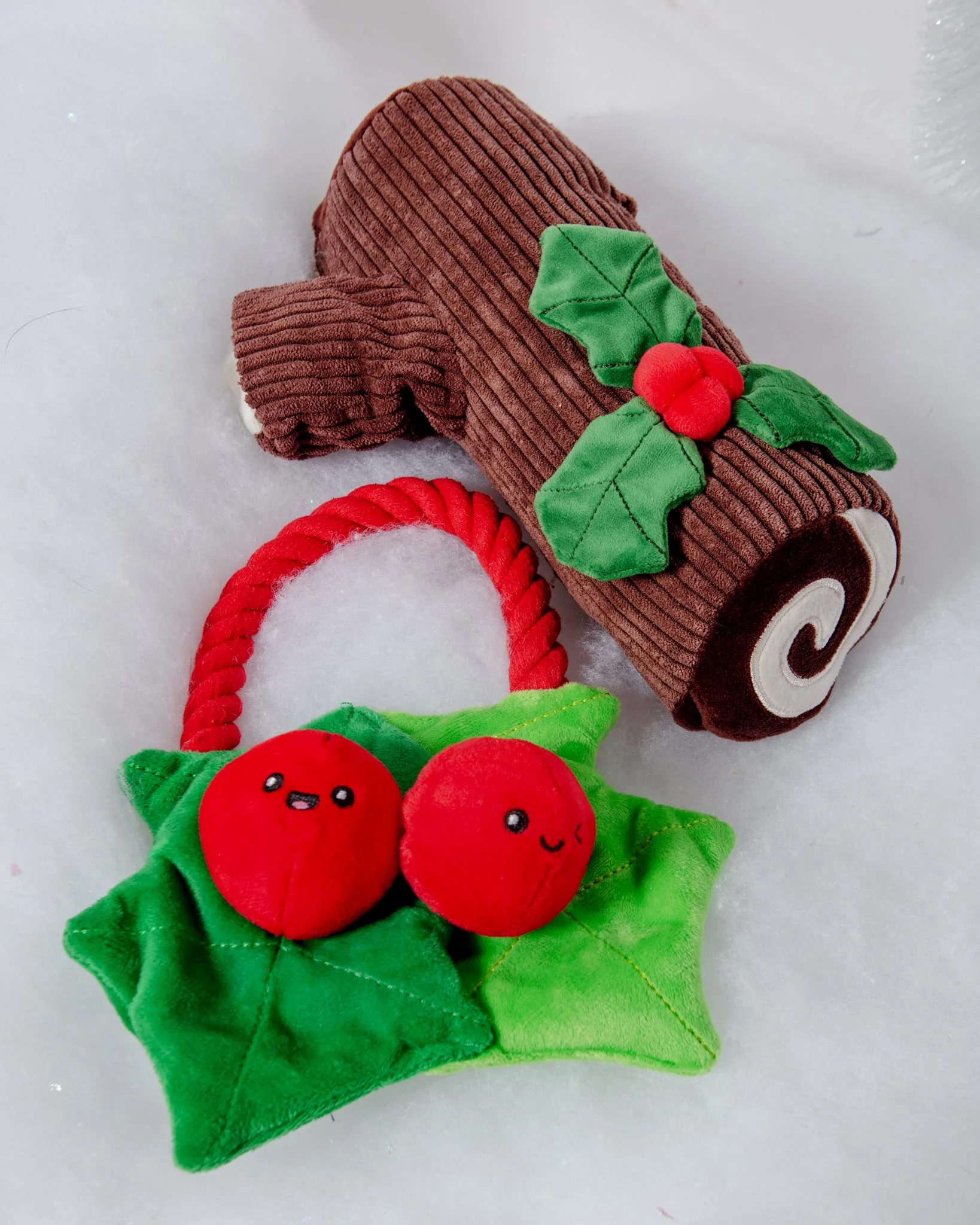Christmas Berry Crinkle Dog Toy - Image 2