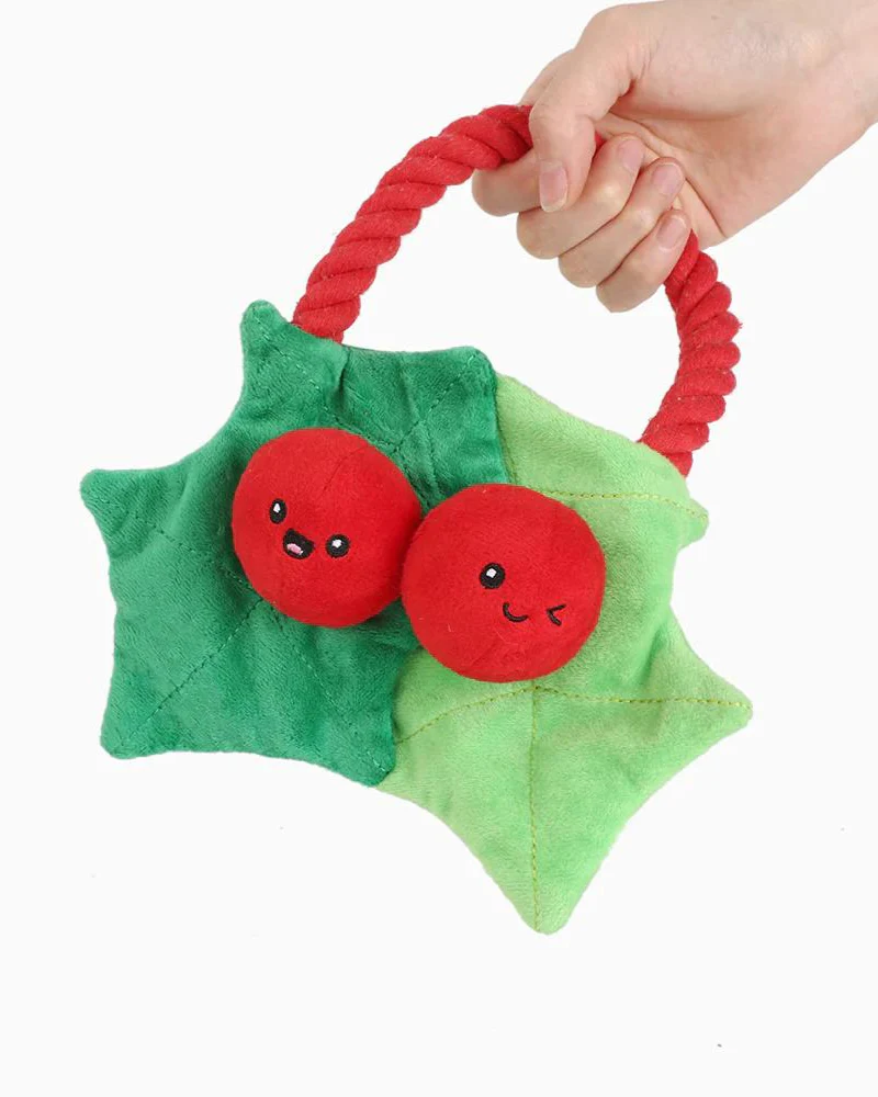 Christmas Berry Crinkle Dog Toy - Image 3