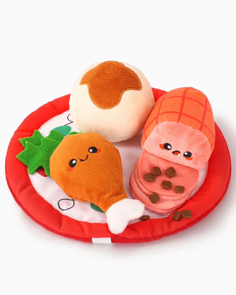Christmas Dinner Snuffle Dog Toy (FINAL SALE) - Image 5