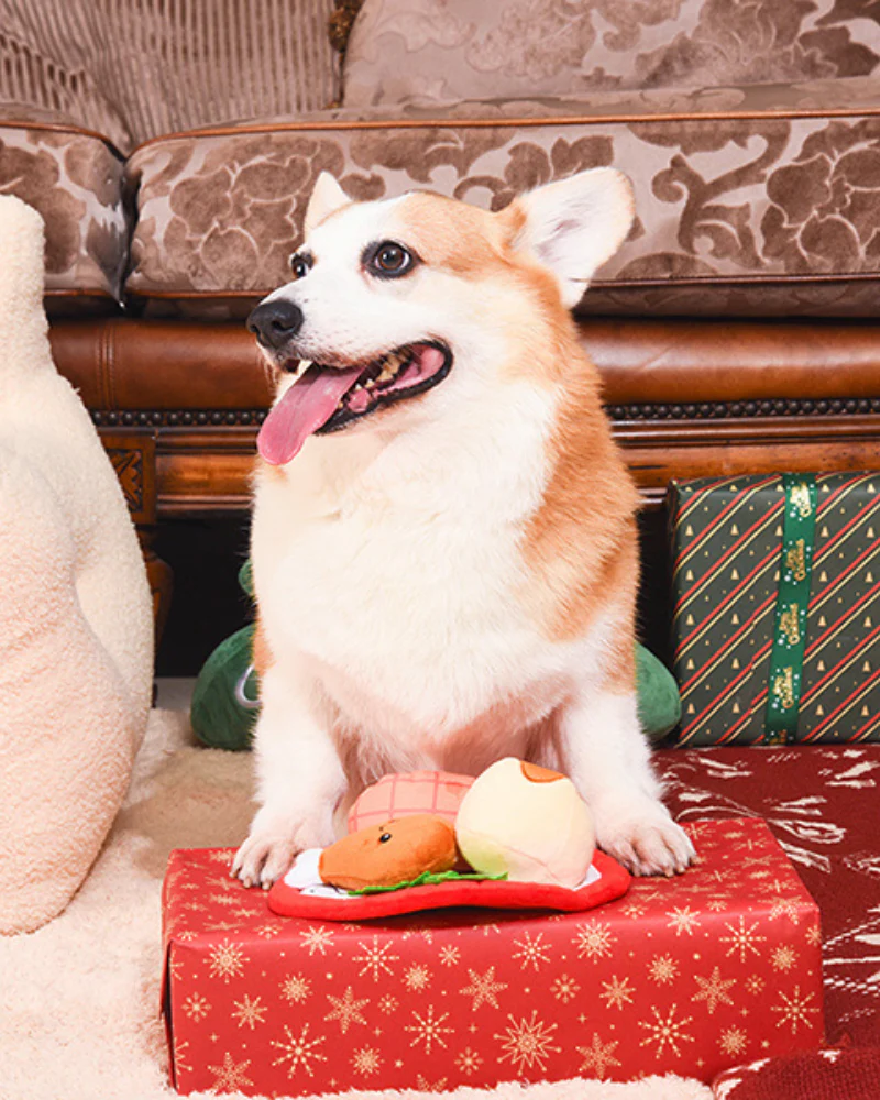 Christmas Dinner Snuffle Dog Toy (FINAL SALE) - Image 6
