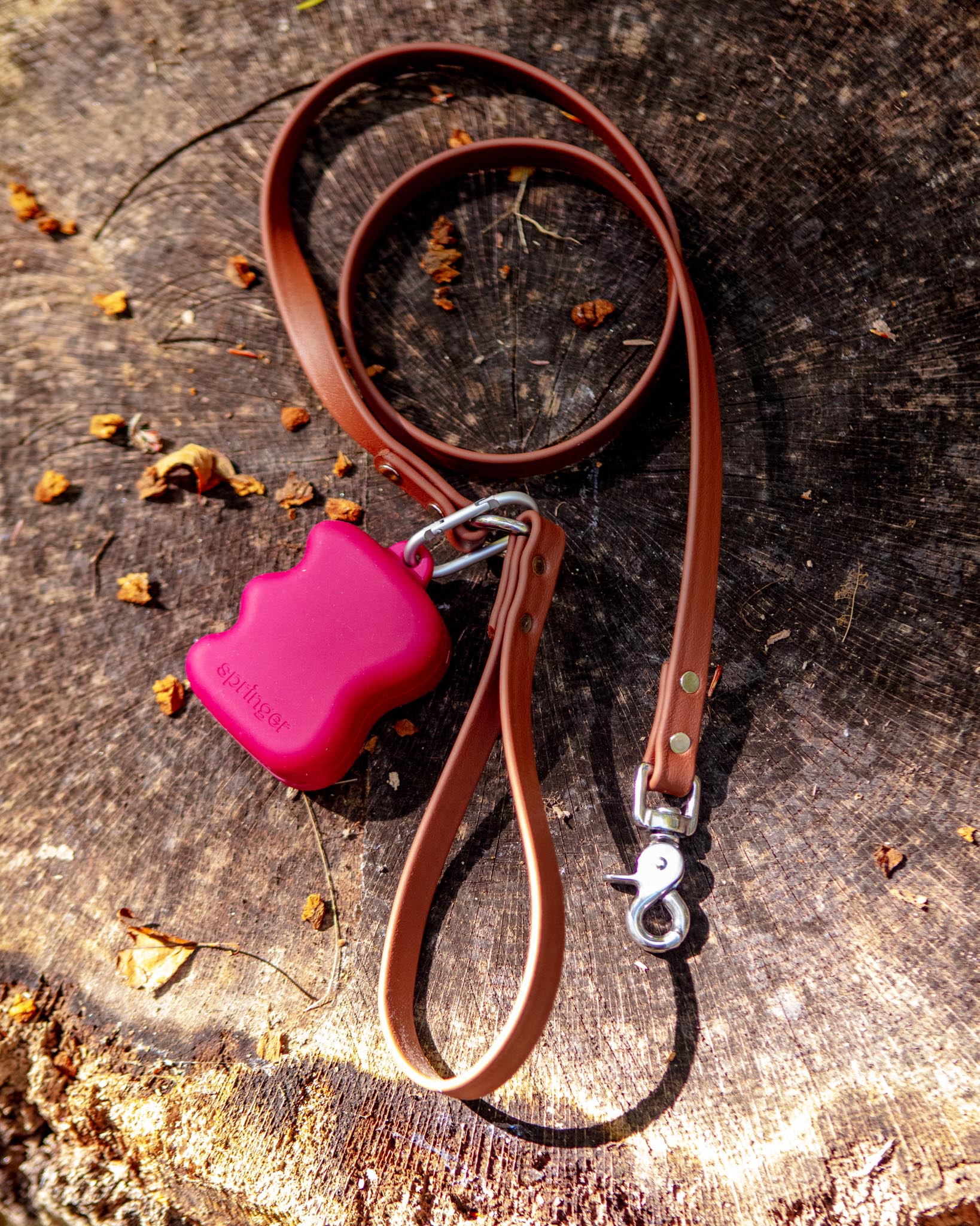 City Leash in Mocha Brown (Made in the USA) - Image 3