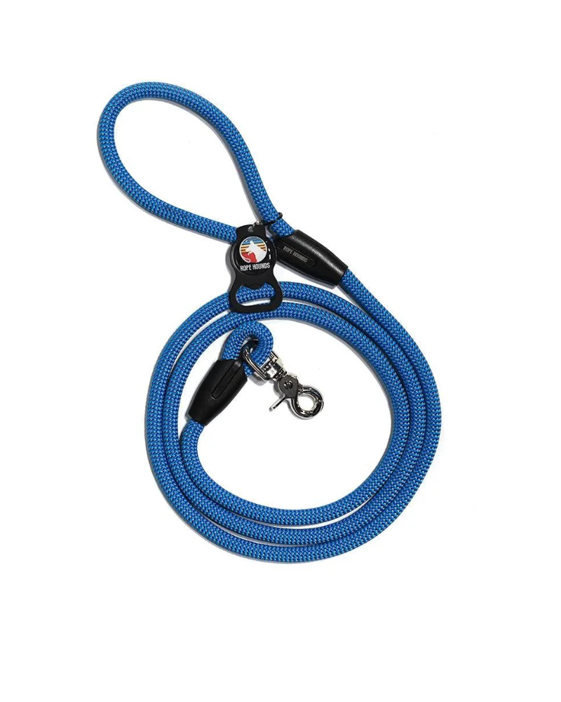 Classic Dog Leash in Blue (Made in the USA) - Image 4