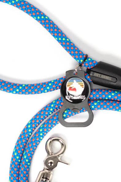 Classic Dog Leash in Taffy Blue (Made in the USA) - Image 2