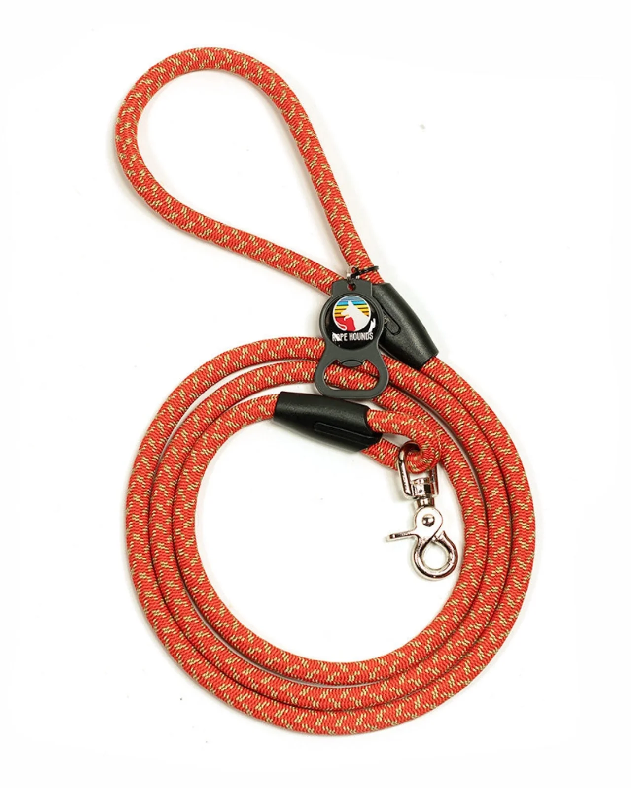 Classic Single Handle Dog Leash in Inferno (Made in the USA)