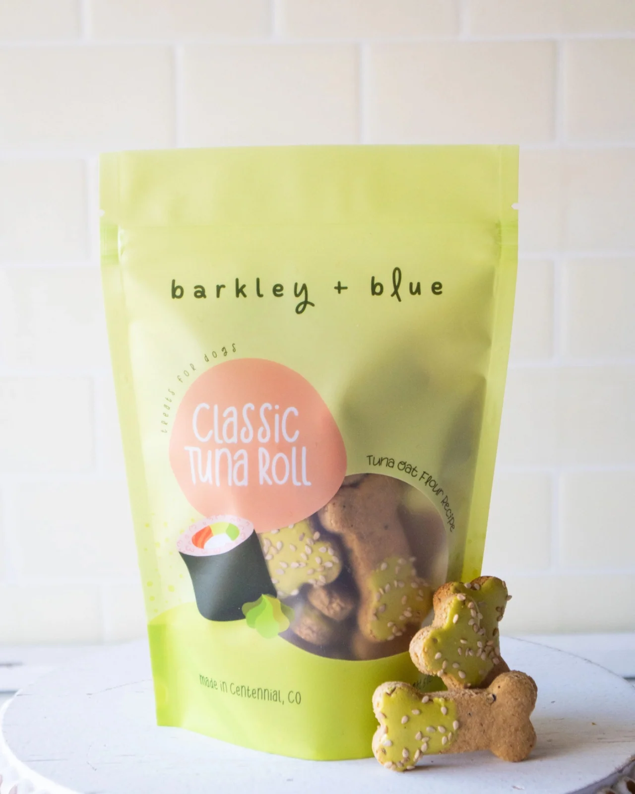 Classic Tuna Roll Dog Bone Biscuits Treats