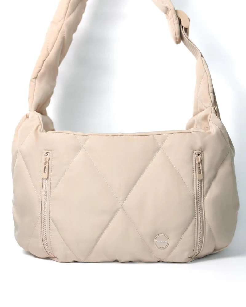 Cloud Crossbody Pet Carrier in Beige or Black - Image 11