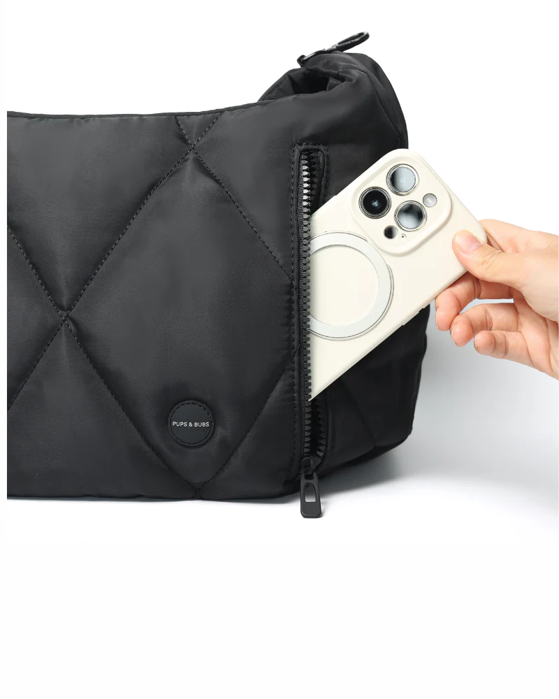 Cloud Crossbody Pet Carrier in Beige or Black - Image 6