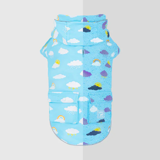 Clouds and Rainbow Torrential Tracker Raincoat (FINAL SALE) - Image 10