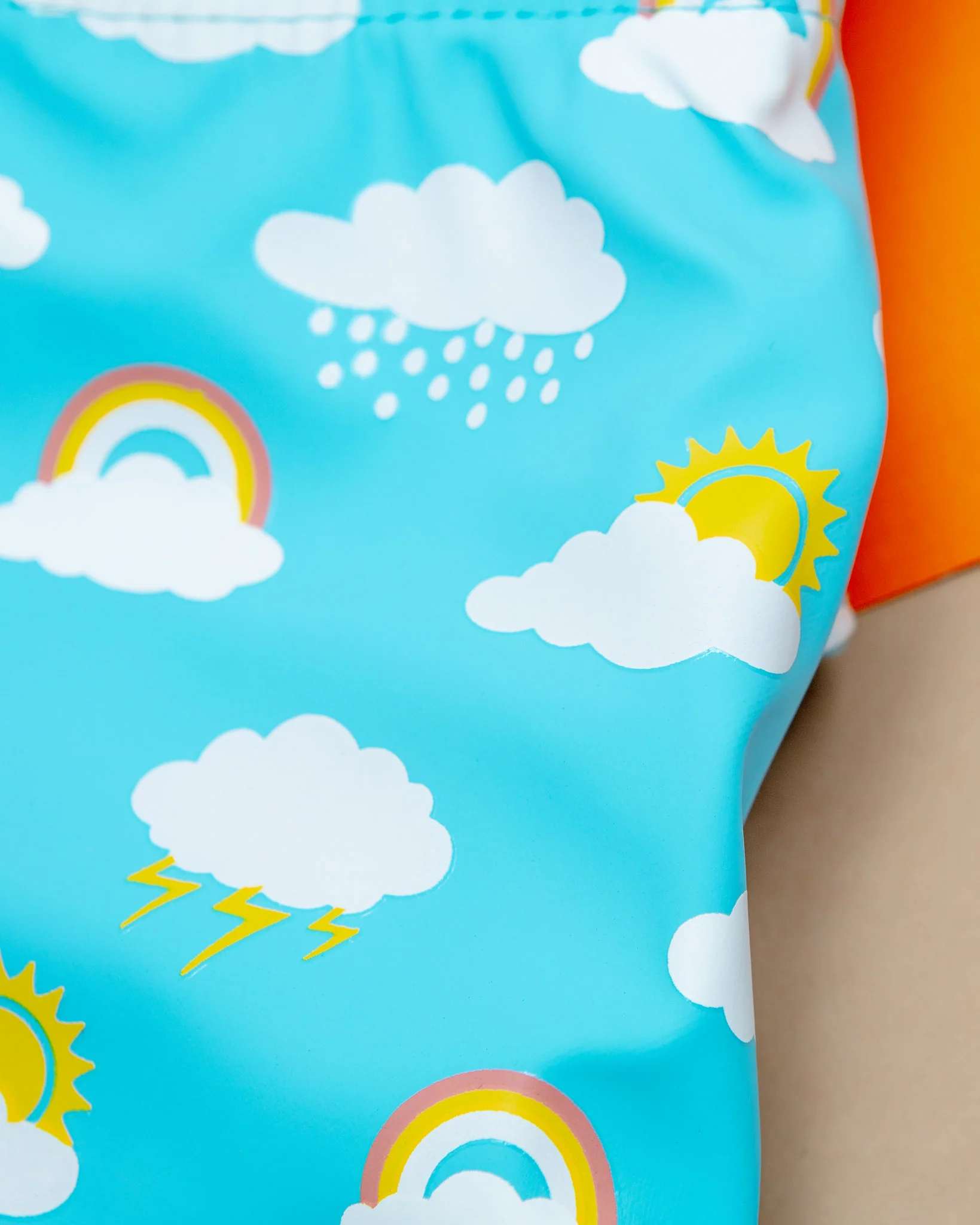 Clouds and Rainbow Torrential Tracker Raincoat (FINAL SALE) - Image 8