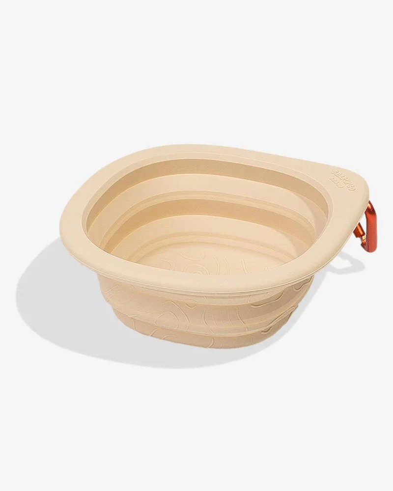 Collapsible Go Bowl in Biscotti - Image 3