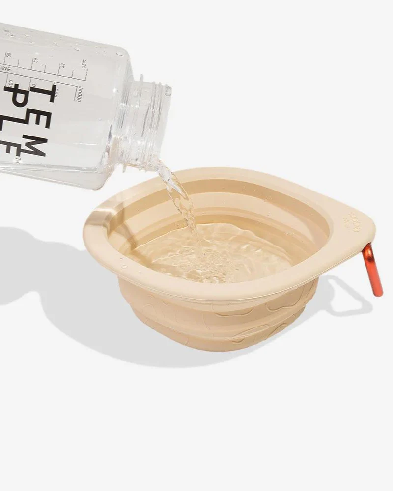 Collapsible Go Bowl in Biscotti - Image 4
