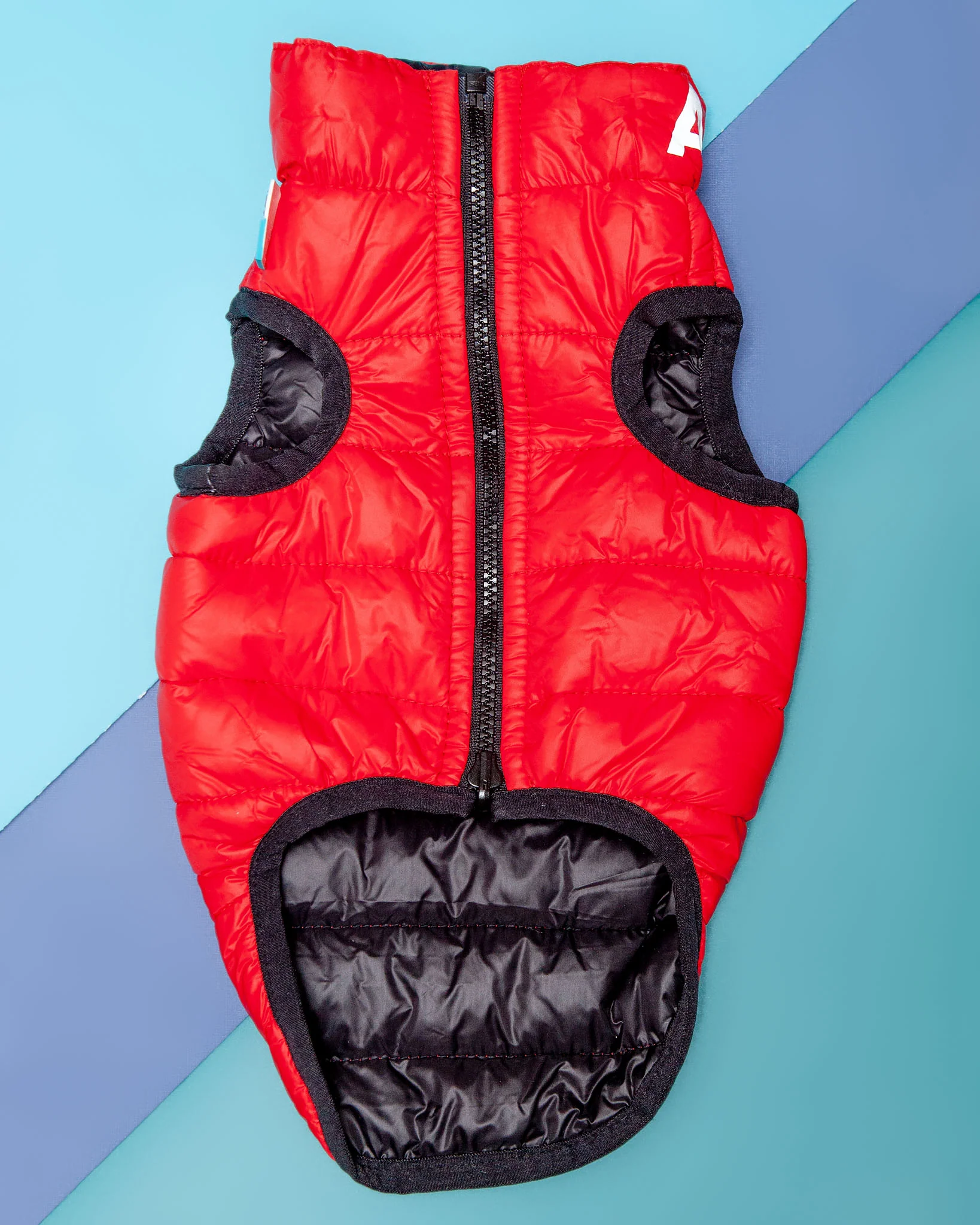 Reversible Puffer AiryVest in Red and Black << CLEARANCE >>