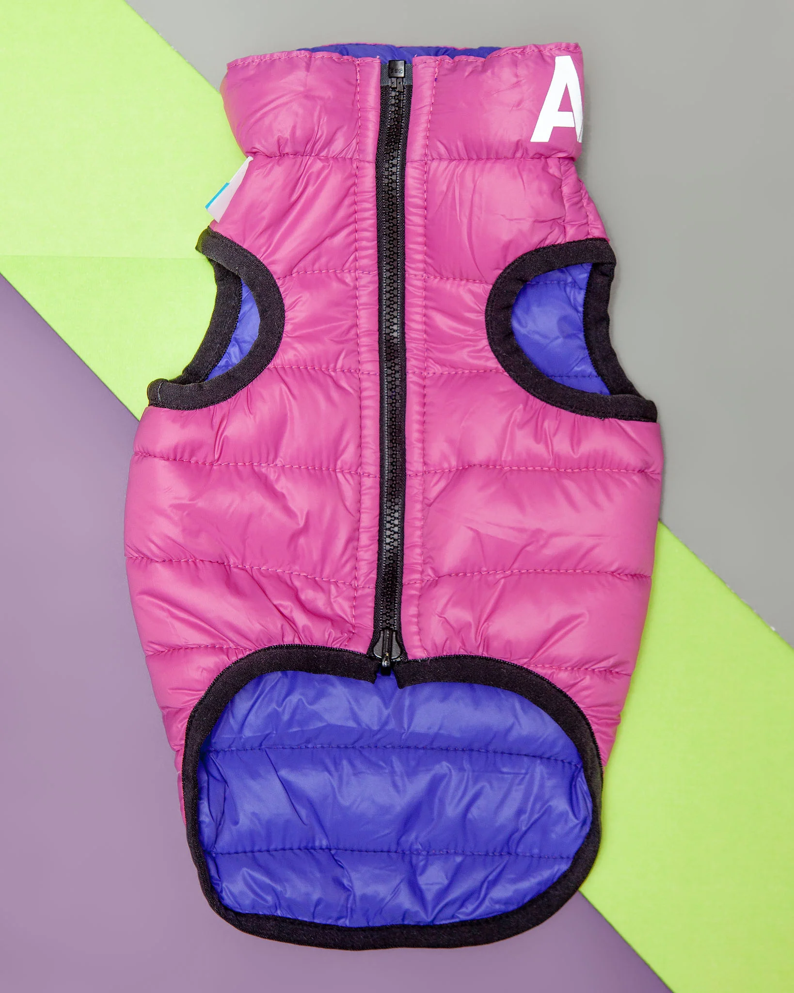 Reversible Puffer AiryVest in Pink and Purple << CLEARANCE >>
